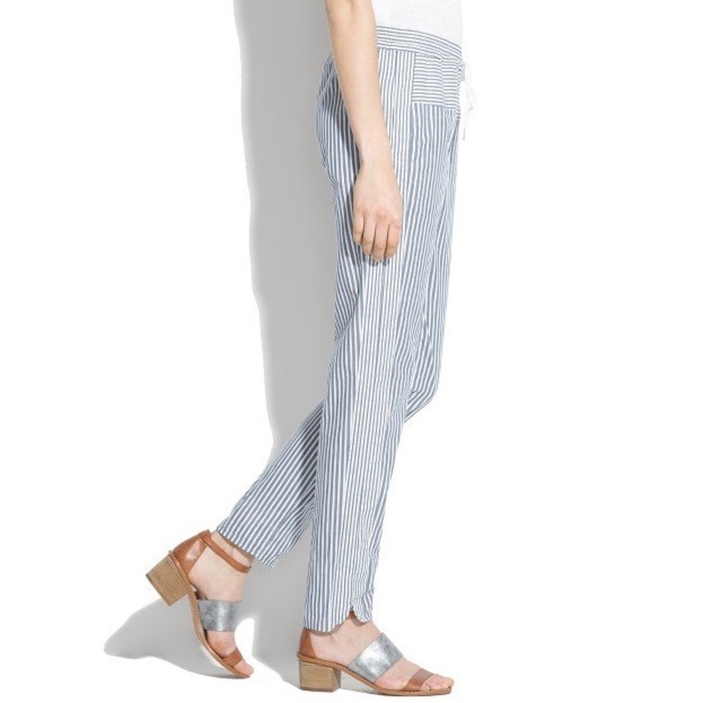 Madewell Stripework Drawstring Pants - Picture 4 of 8